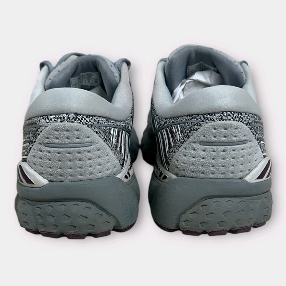 Brooks Womens Adrenaline GTS 19 Road Running Tennis Shoes Size 11 Gray Purple - Picture 6 of 9